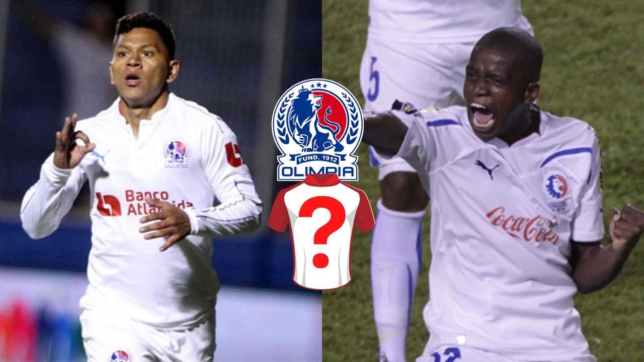 Los números que utilizarán Brayan Moya y Boniek García con el Olimpia