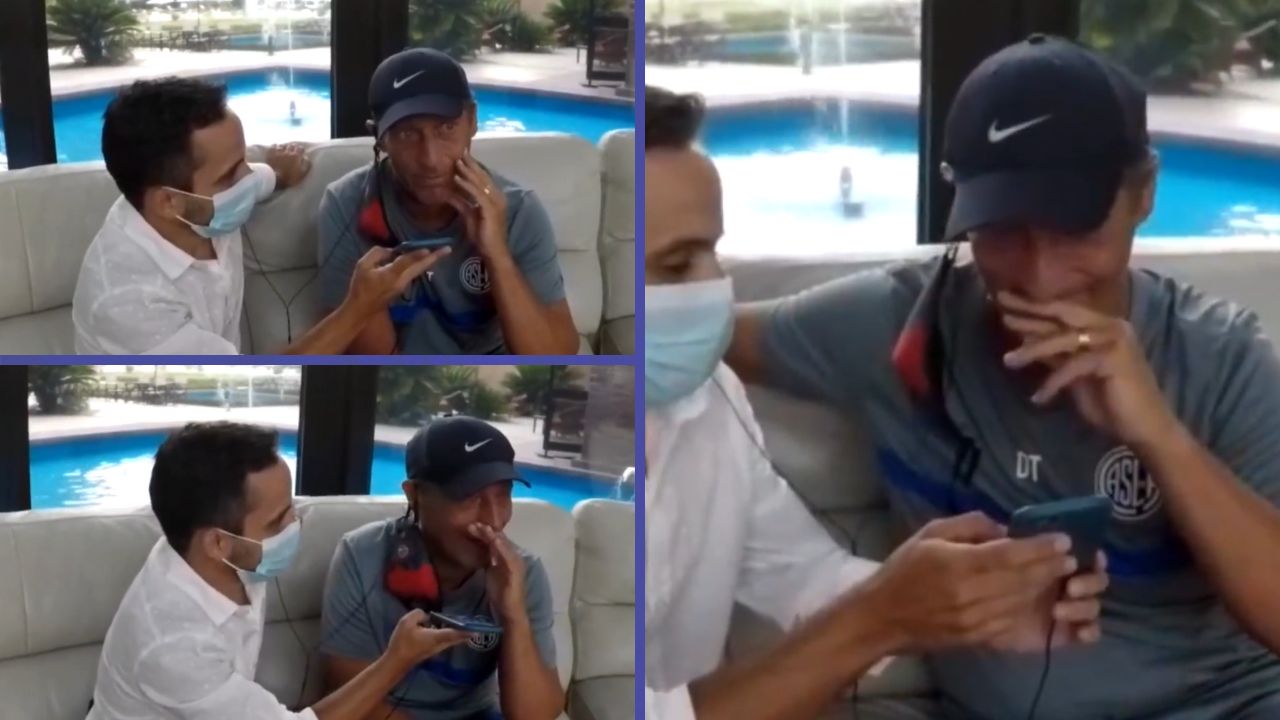 Pedro Troglio recibe sorpresivo mensaje que lo hace romper en llanto