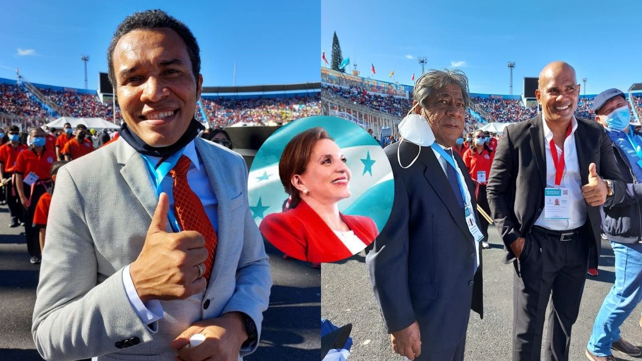 Las grandes personalidades deportivas en la toma de posesión de Xiomara Castro