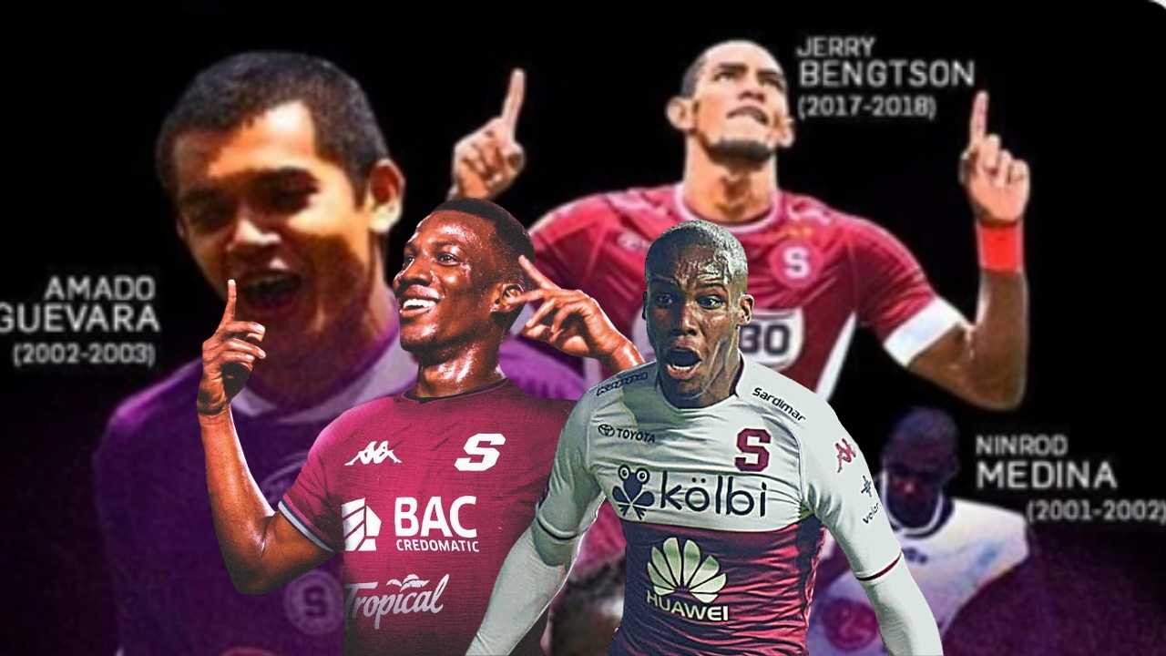 Darixon Vuelto y los hondureños que jugaron en Saprissa de Costa Rica
