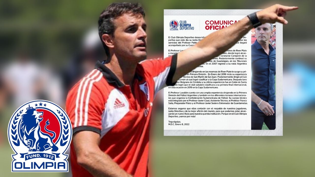 Nuevo técnico del Olimpia será el argentino Pablo Lavallén