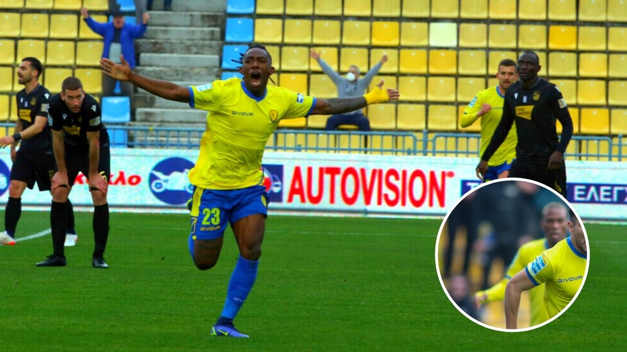 La exquisita asistencia de Deiby Flores en triunfo del Panetolikos en Grecia
