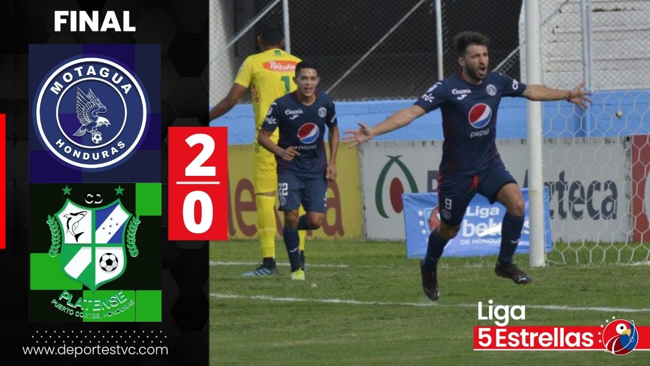 Motagua se impuso al Platense y Diego Vazquez se despide con un triunfo