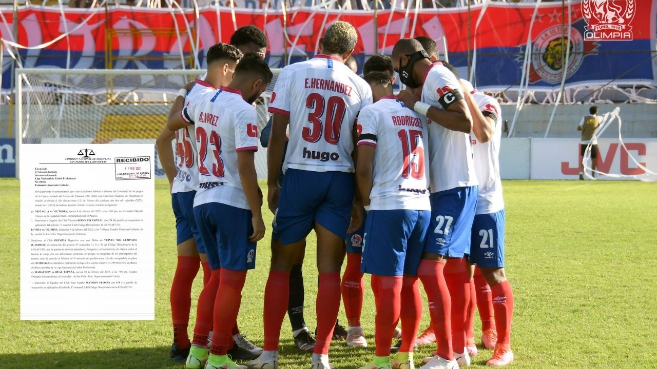 Olimpia recibe nuevamente castigo por parte de la Comisión de Disciplina