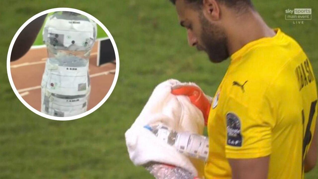 Pese a su ingenioso truco, portero de Egipto no pudo evitar la caída de su equipo en la Copa Africana de Naciones
