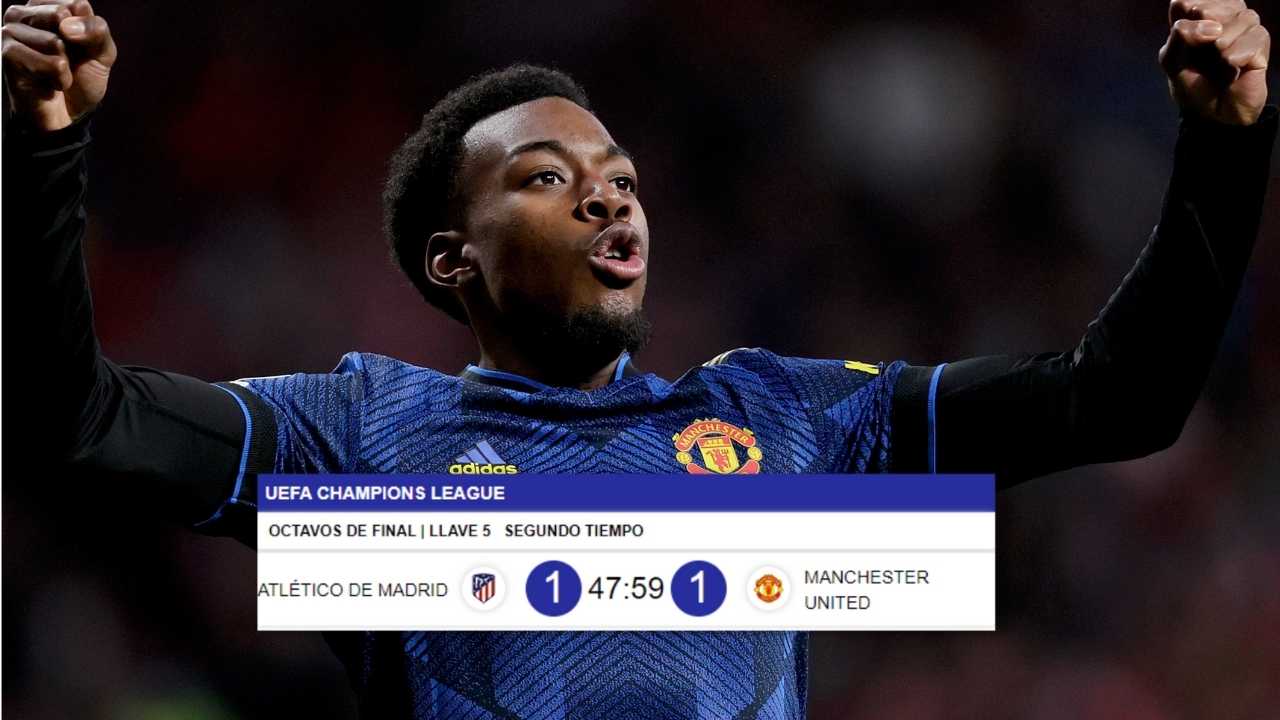 ¡Rescata! Manchester logró el empate ante Atlético de Madrid en los octavos de Champions