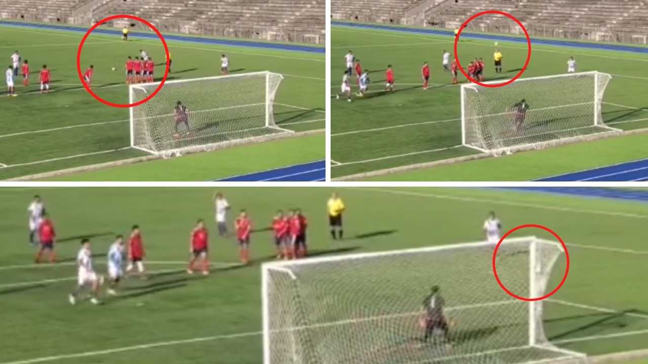 Danilo Turcios se luce con espectacular gol en Estadio de La Paz