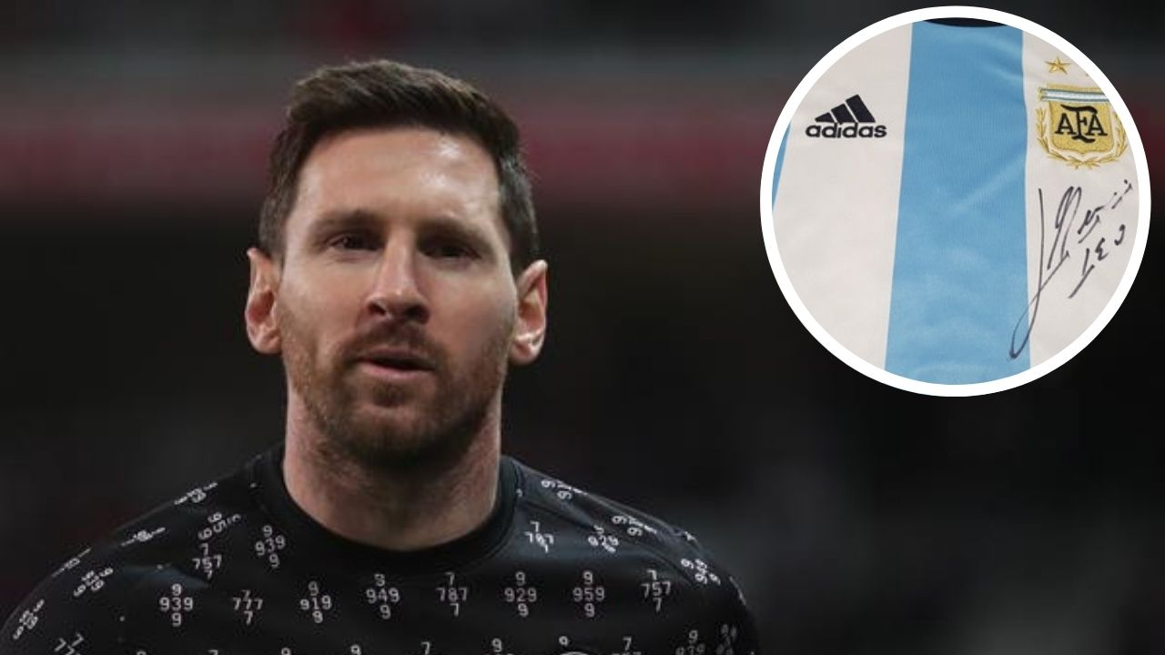 Lionel Messi dona camiseta que será subastada a beneficio de un hospital argentino