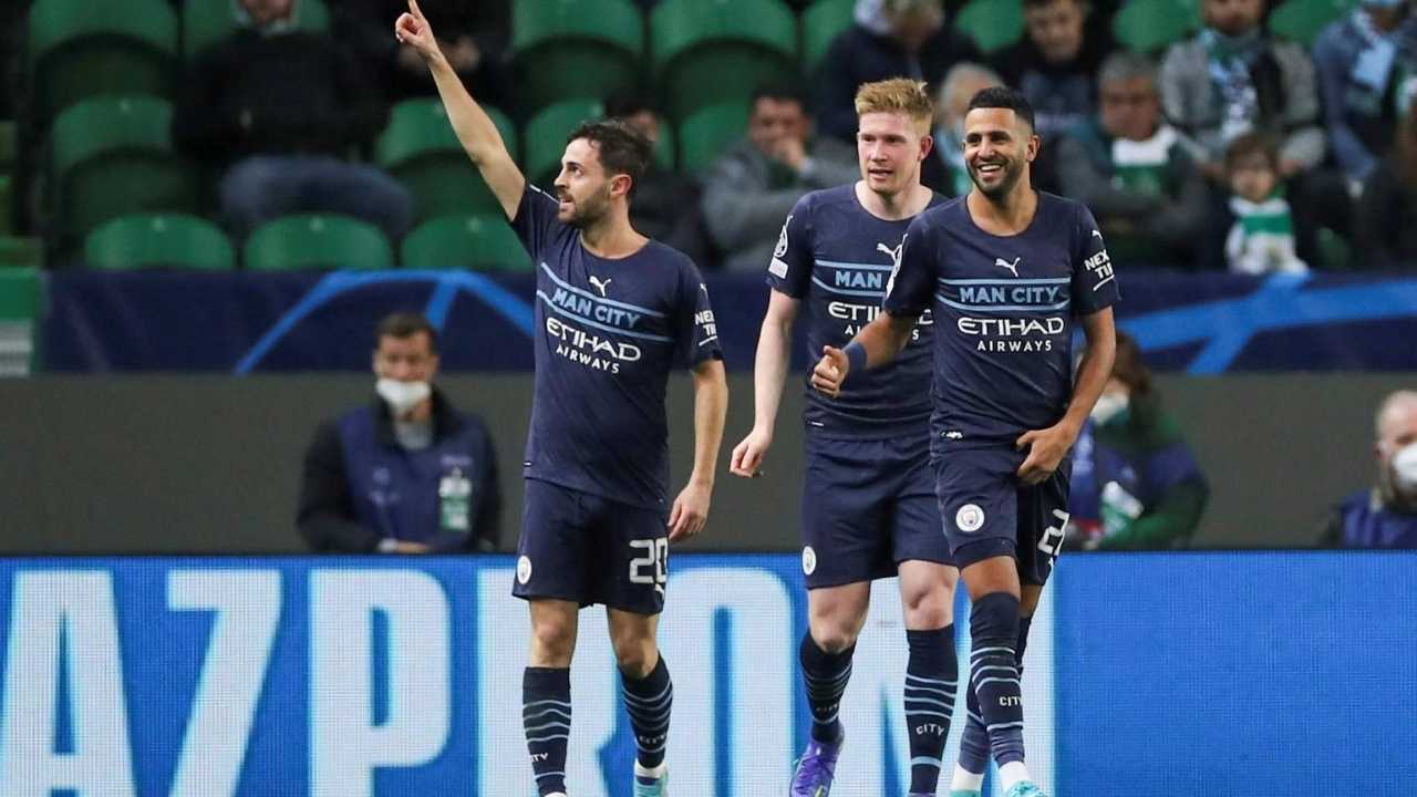 Manchester City golea a Sporting y da por sentenciado la llave de octavos de Champions