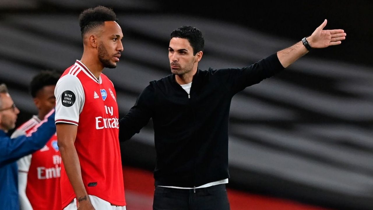 Entrenador del Arsenal responde a Aubameyang tras señalarlos como responsable de su salida del equipo inglés