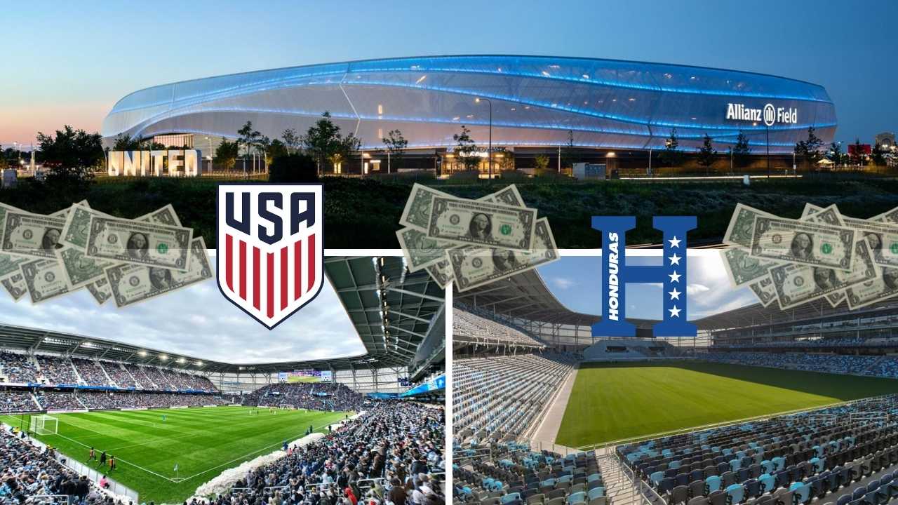 El precio de una entrada para ver el duelo Honduras y EEUU en Minnesota