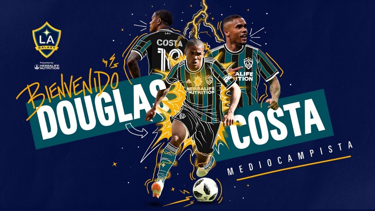 El LA Galaxy anuncia el fichaje del brasileño Douglas Costa