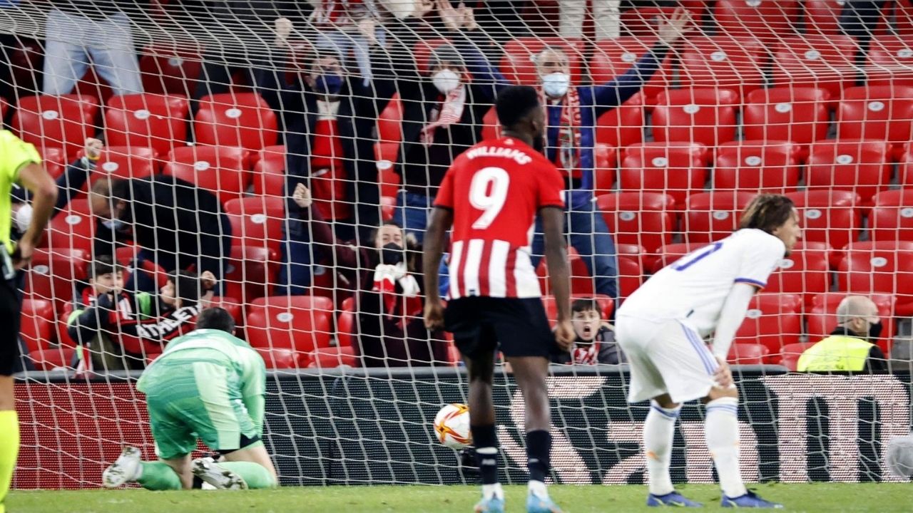 Real Madrid se despide de la Copa del Rey al caer en su visita al Athletic de Bilbao