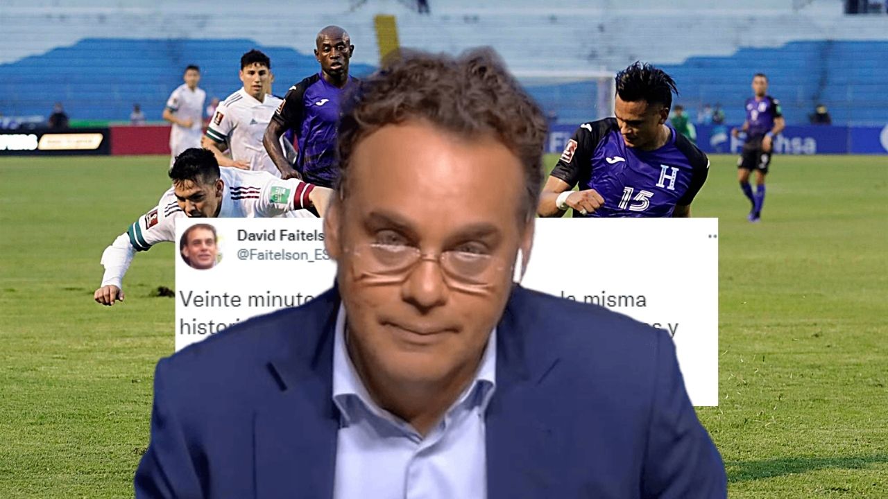 David Faitelson terminó frustrado porque México no puedo golear a Honduras