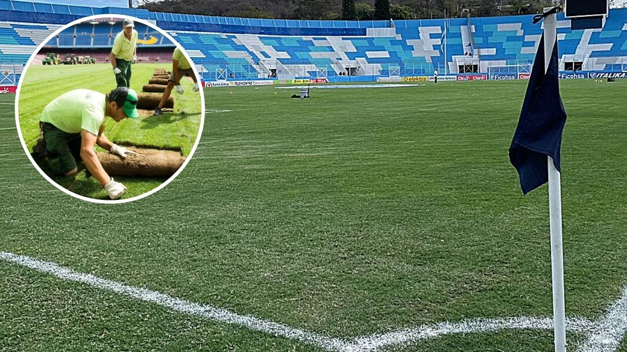 Estadio Nacional de Tegucigalpa tendrá una grama como la de los mejores estadios del mundo