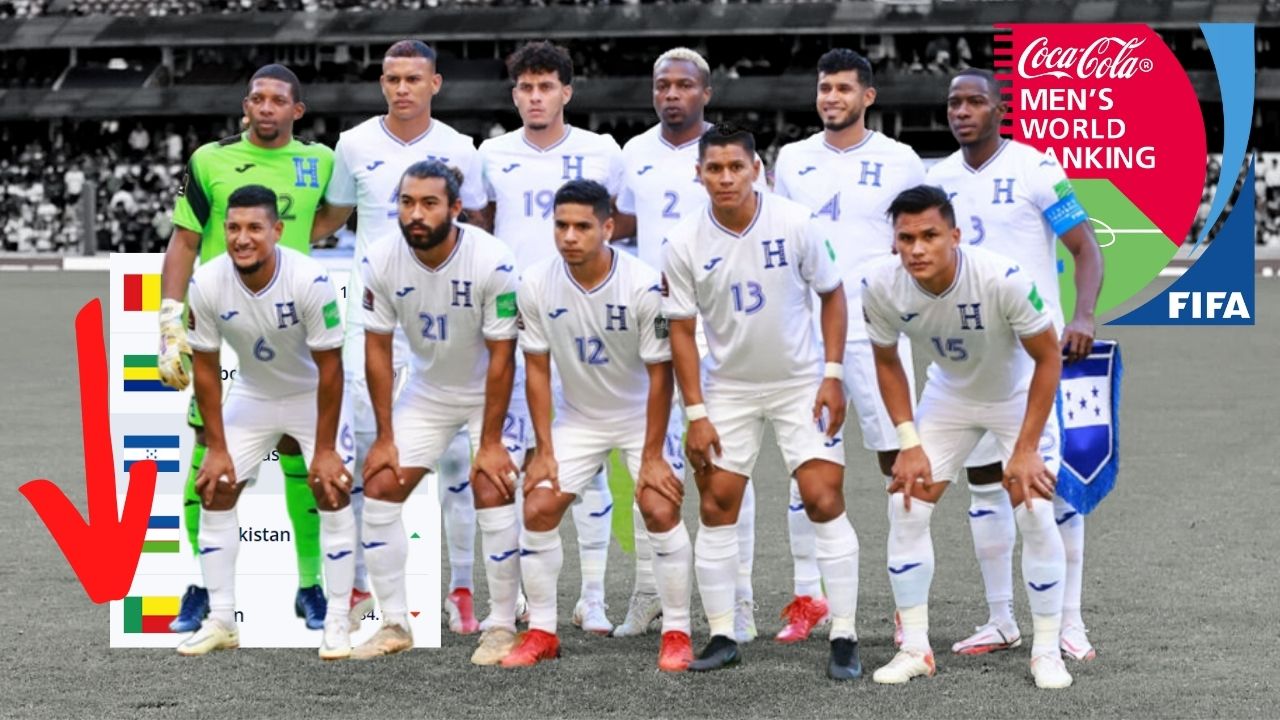 El nuevo descalabro de Honduras en la posición del ranking de la FIFA