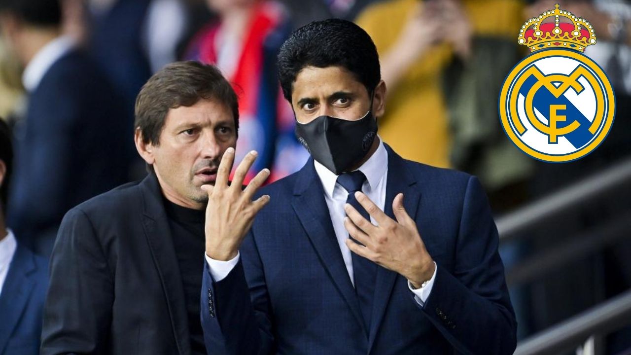 Presidente del PSG se descontroló en el Bernabéu y tuvieron que calmarlo