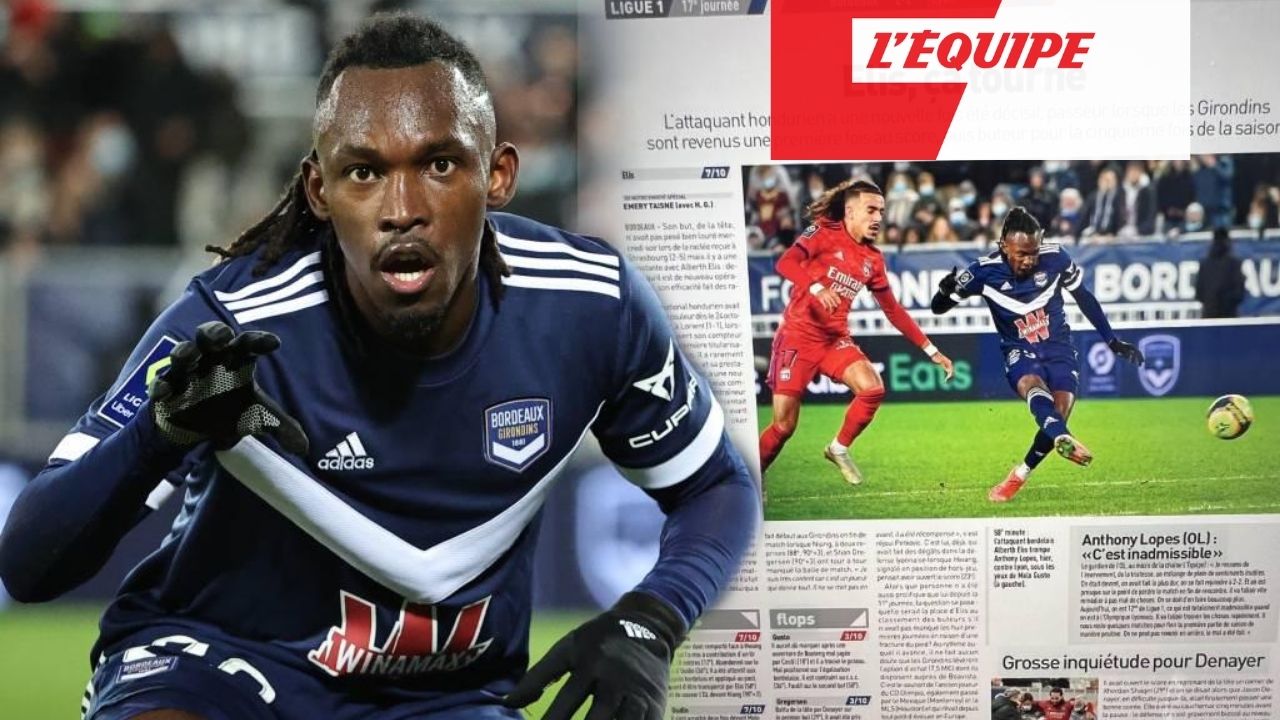 L'Equipe destaca a Alberth Elis por su gran rendimiento en Francia