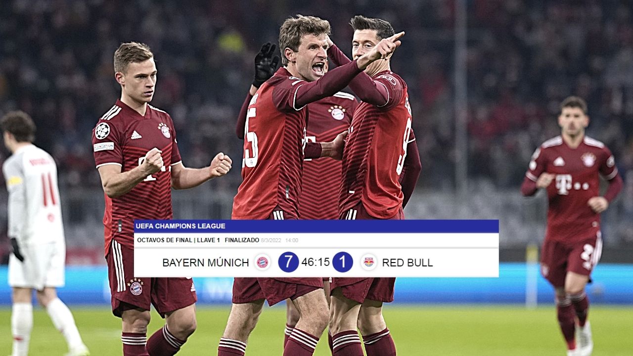 ¡Aplanadora! Bayern Múnich vapulea al Salzburgo y consigue su pase a cuartos de Champions