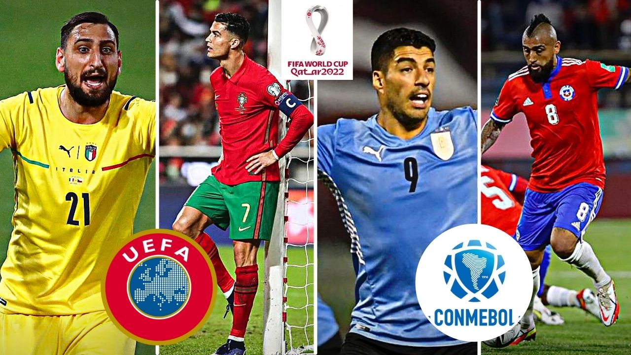 Qatar 2022 el objetivo: Se reanudan las eliminatorias  en Conmebol y UEFA con seis boletos en juego