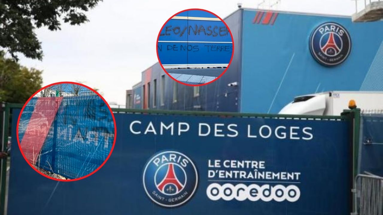 Tensión: Instalaciones del PSG aparecen con despiadados insultos pintados