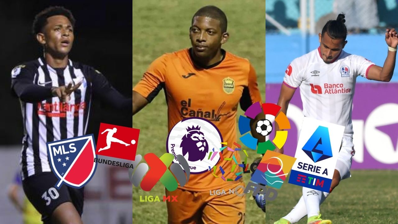 Los 10 jugadores hondureños que se perfilan para el fútbol del extranjero