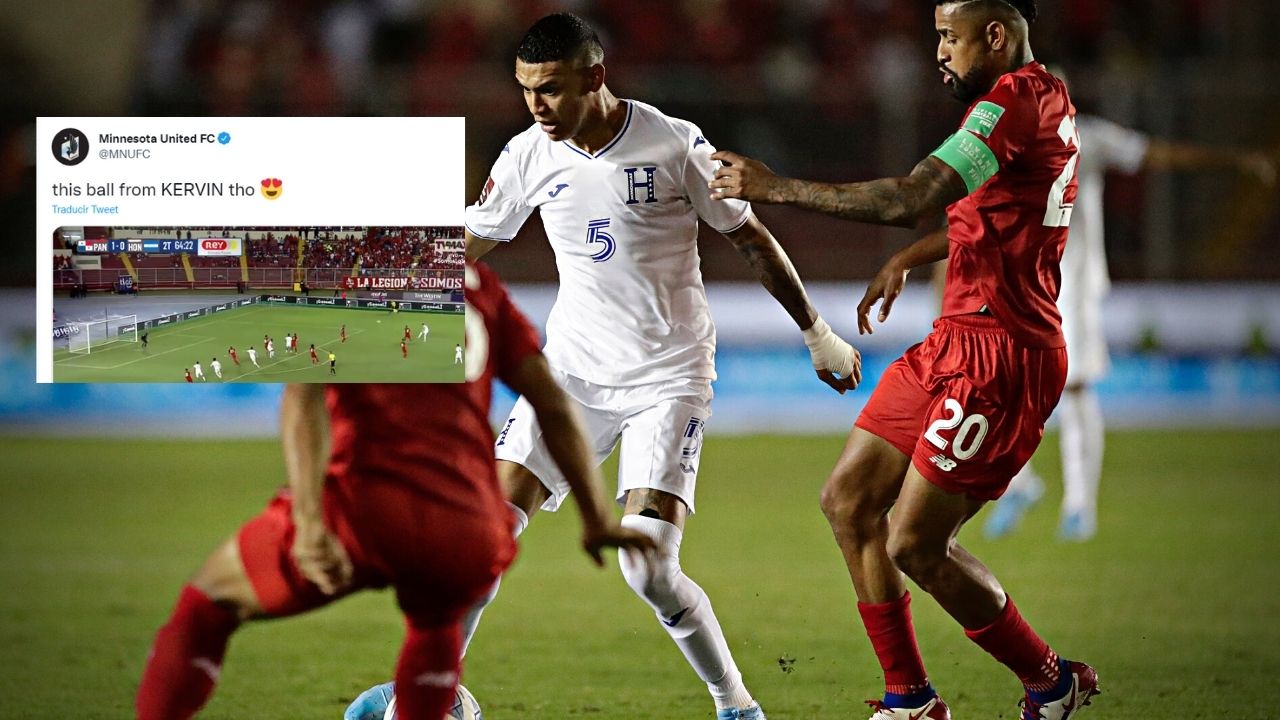 La jugada de Kervin Arriaga contra Panamá que presume el Minnesota United en redes