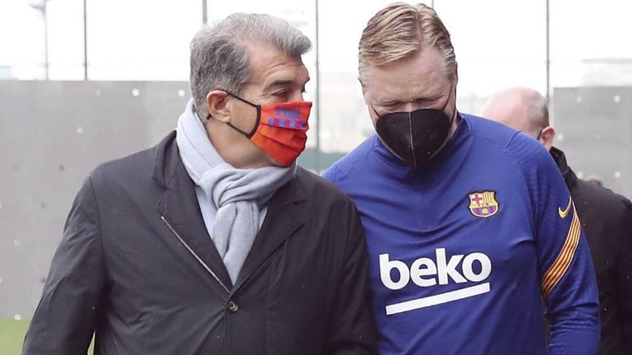 Ronald Koeman: 'Laporta me despidió al interior de un avión'