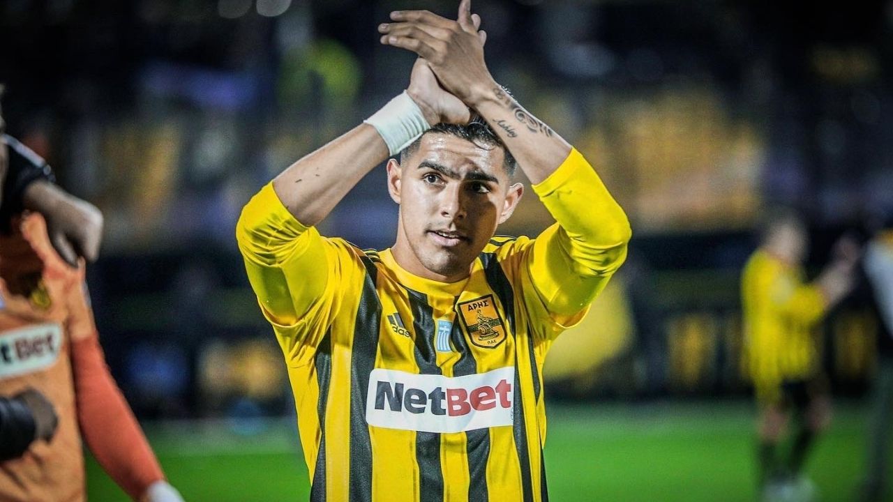 Luis Palma fue vital en el triunfo de Aris Salónica ante un grande en Grecia