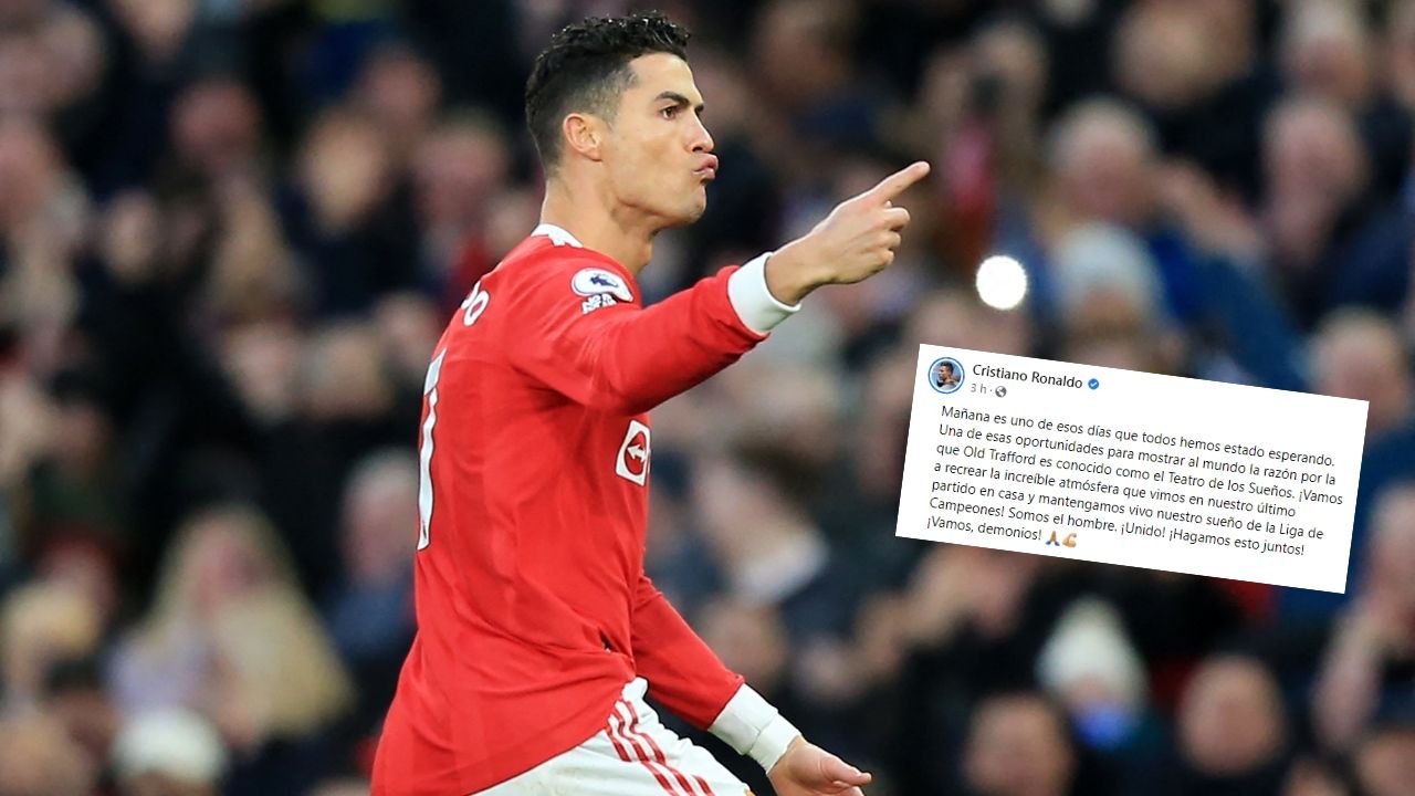 El mensaje de Cristiano que pone a soñar a los aficionados del Manchester United en Champions League