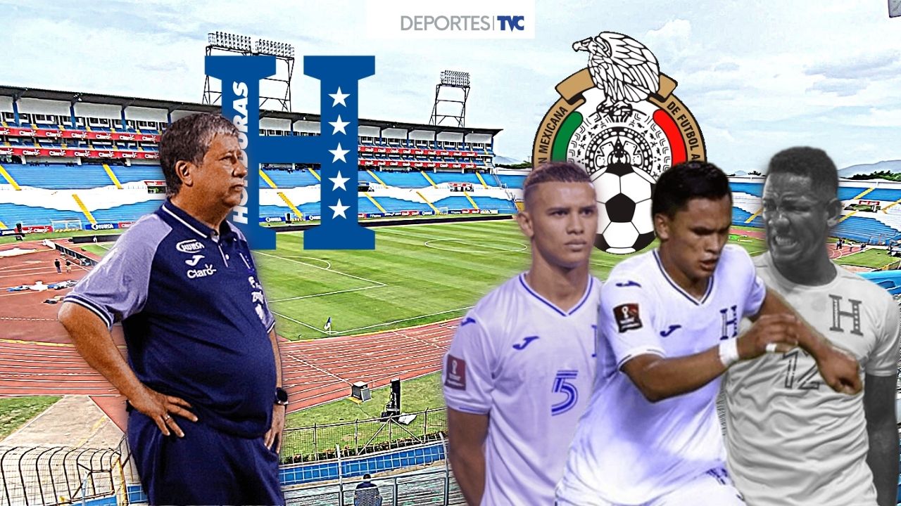 ¡Con dos cambios! Esta sería la alineación de Honduras ante México en el Olímpico