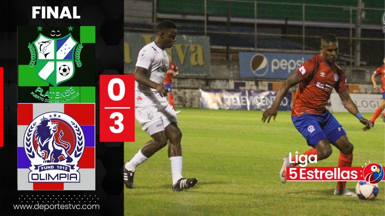 ¡Se hunde! Olimpia golea y complica al Platense en Puerto Cortés