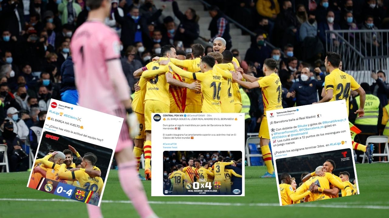 Así reaccionó la prensa internacional tras histórica goleada del Barcelona al Real Madrid