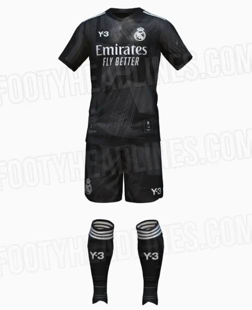 Real Madrid presenta su indumentaria en color negro