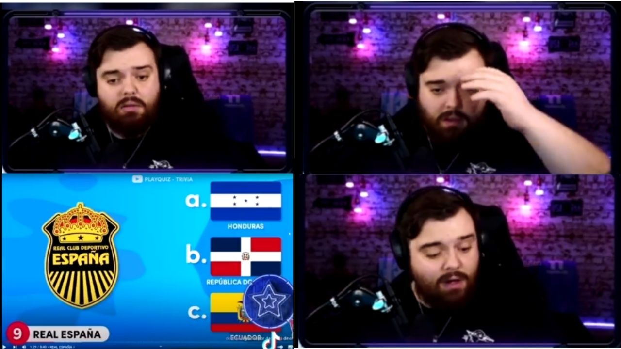 Ibai Llanos reacciona al logo del Real España y esta fue su inesperada opinión al verlo