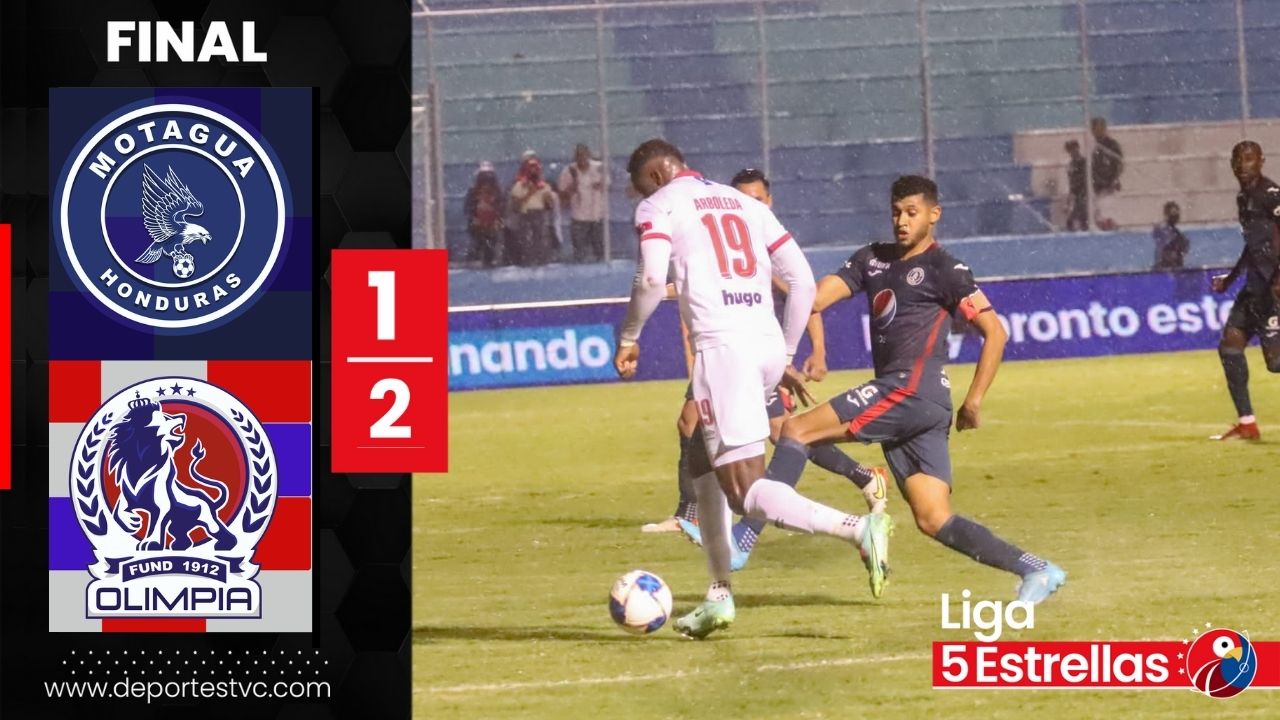 Olimpia se lleva el clásico capitalino al ganarle 2-1 a un Motagua que está en crisis