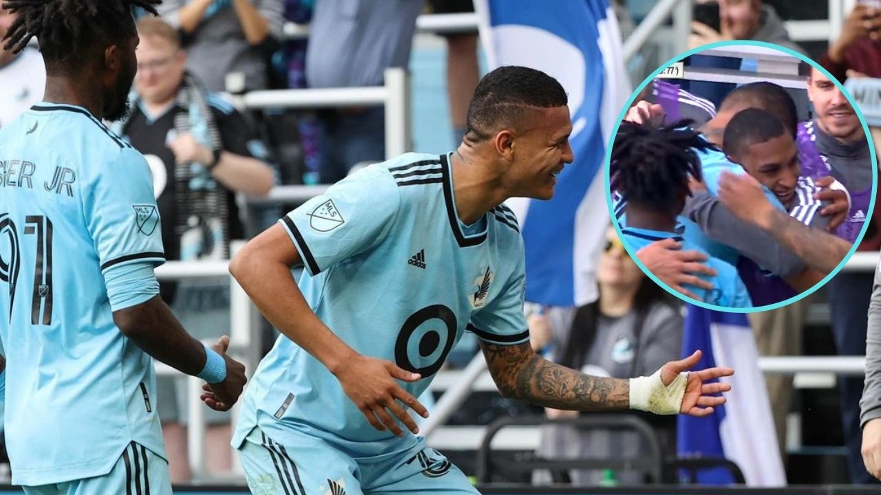 ¡Testarazo! Kervin Arriaga marca su primer gol con Minnesota en la MLS y lo celebra entre hondureños