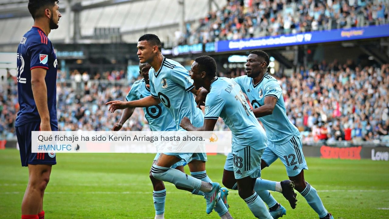 '¡Qué fichaje!' Así se rinden ante los números de Kervin Arriaga en el Minnesota United