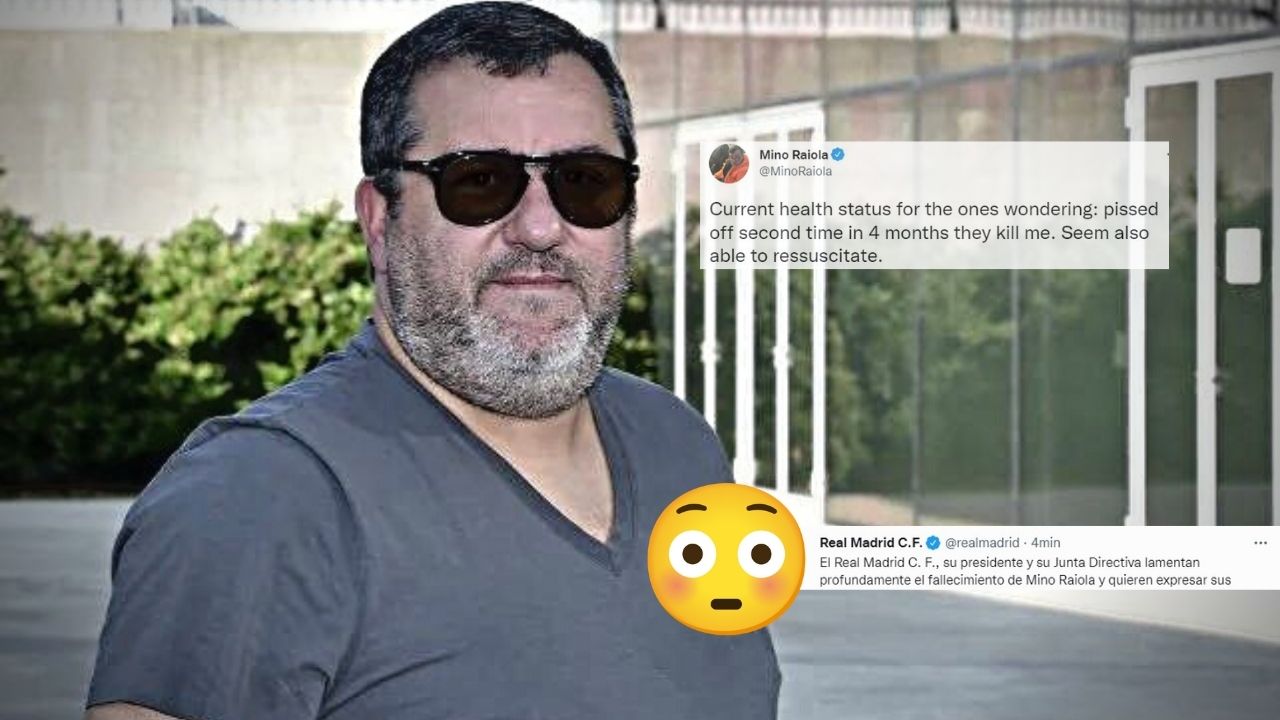 Mino Raiola desmiente su propia muerte, una que el mismo Real Madrid había comunicado