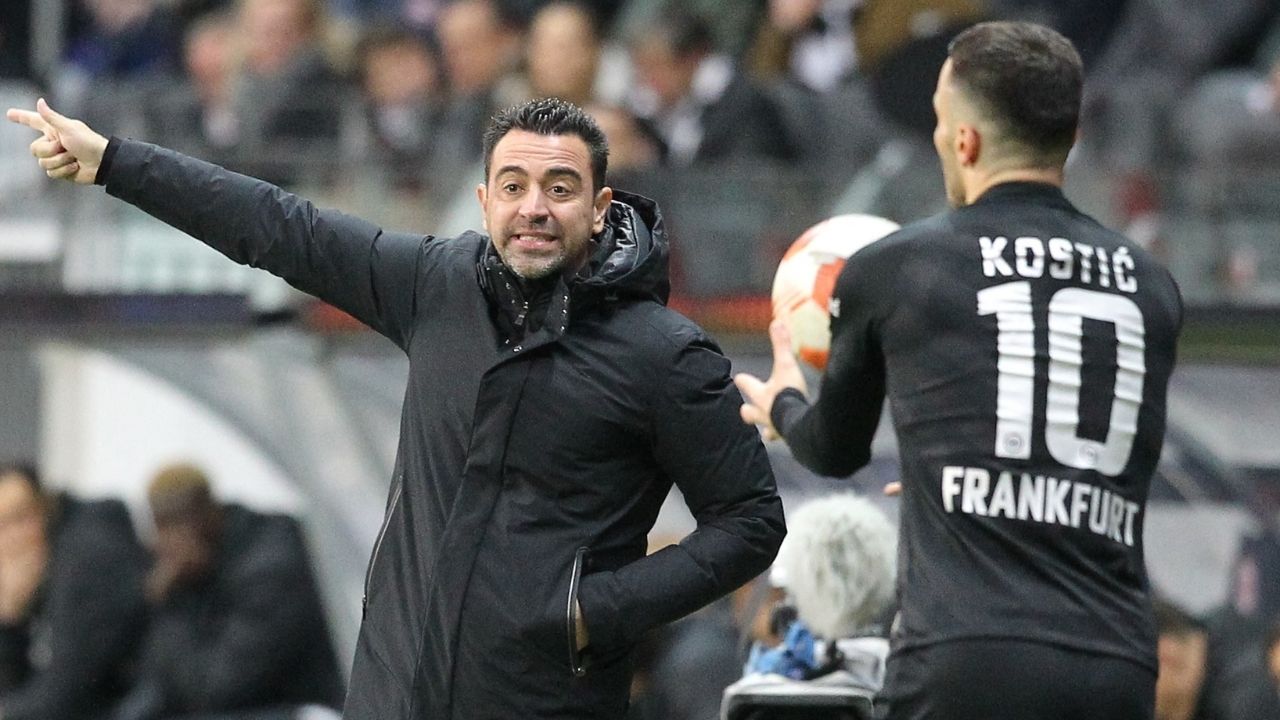 ¿Satisfecho? Xavi Hernández reconoce su sentir tras el empate del Barcelona con el Eintracht