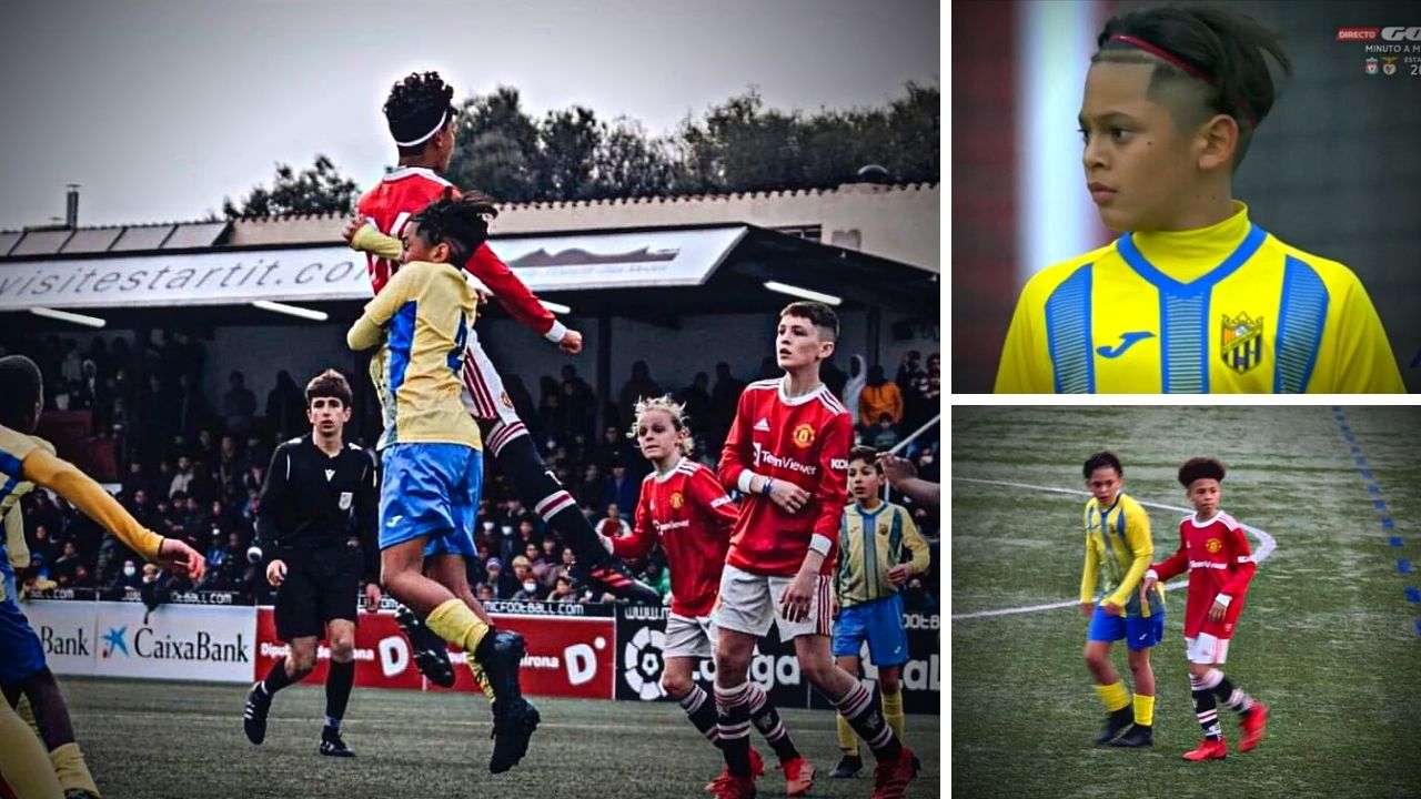 ¡Orgullo! Joven de sangre hondureña disputa torneo en España contra hijo de Cristiano Ronaldo