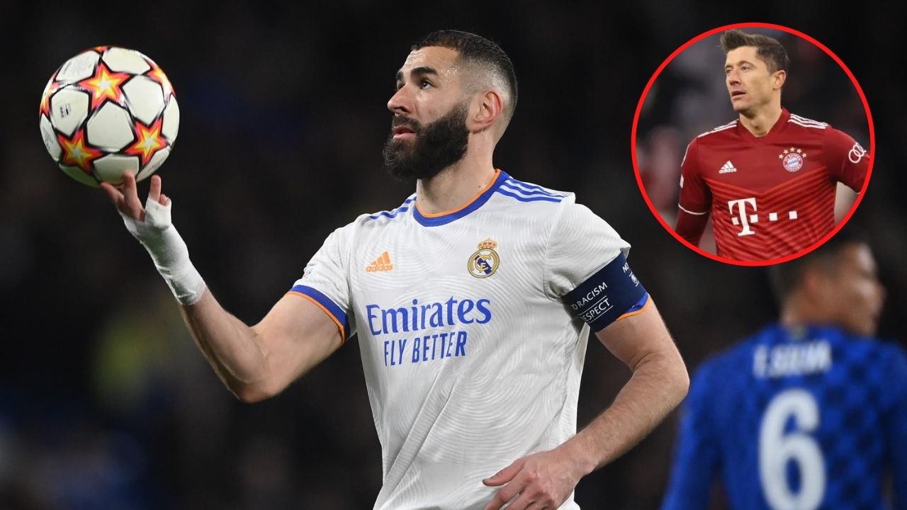¡Va por otro récord! Benzema acecha a Lewandowski en una noche excelsa