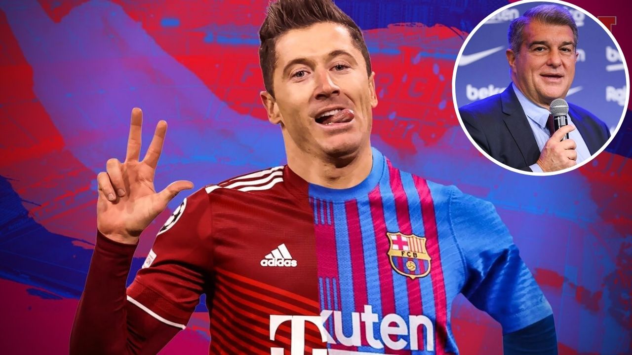 ¡Sorpresa! Presidente del Barcelona hace anuncio sobre Lewandowski que ilusiona a toda su afición