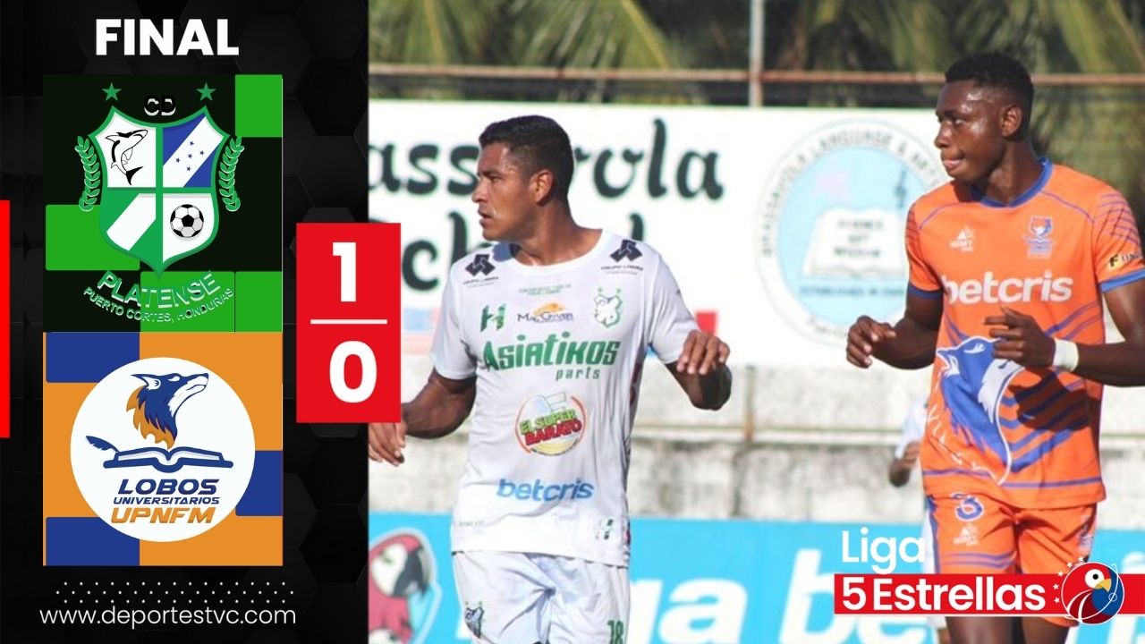 ¡Triunfazo! Platense toma oxígeno al vencer a Lobos UPN en Puerto Cortés