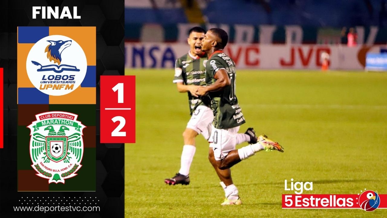 ¡A la repesca! El Marathón logró el pase a la liguilla final tras vencer 2-1 a los Lobos en Danlí