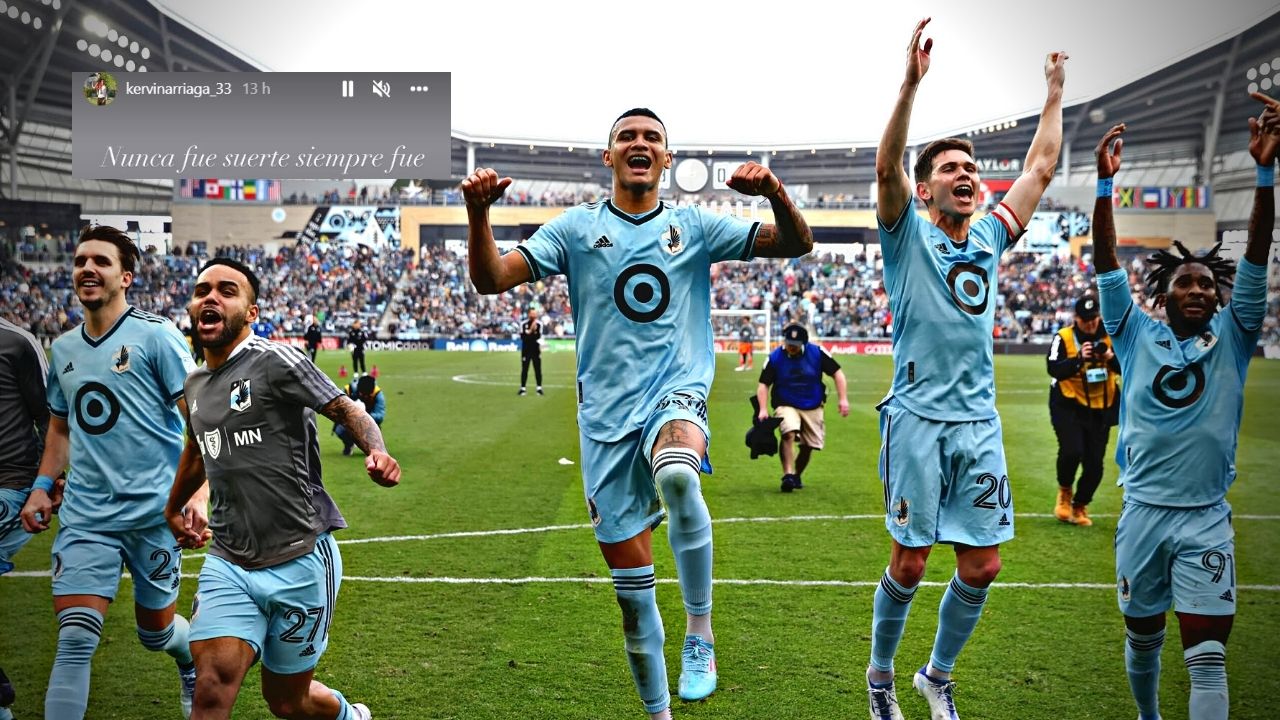 'Nunca fue suerte' El contundente mensaje de Kervin Arriaga tras marcar gol con Minnesota