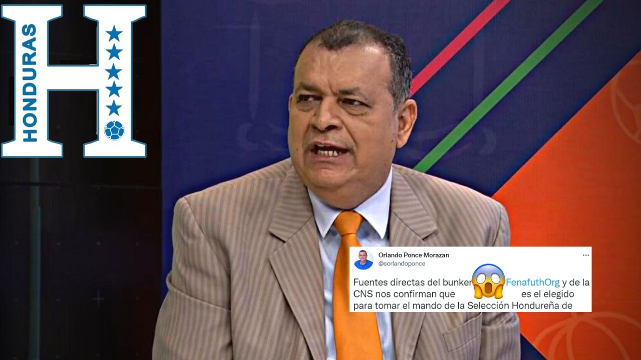 ¡Bombazo! Lo que anuncia Orlando Ponce sobre quien será el nuevo técnico de Honduras