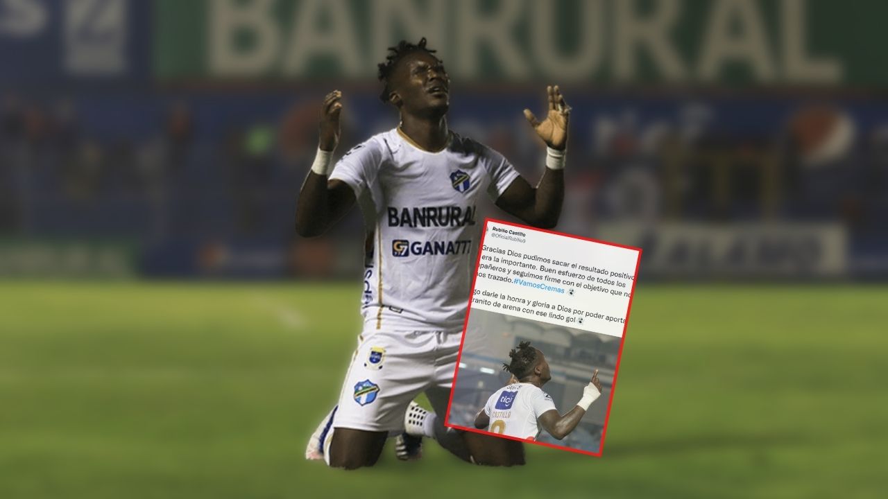 El categórico mensaje de Rubilio Castillo tras su segundo gol con Comunicaciones