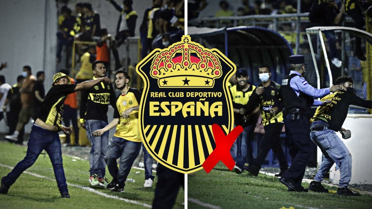 ¡Sin miramientos! Real España recibe fuerte castigo tras el pleito entre barras en clásico sampedrano
