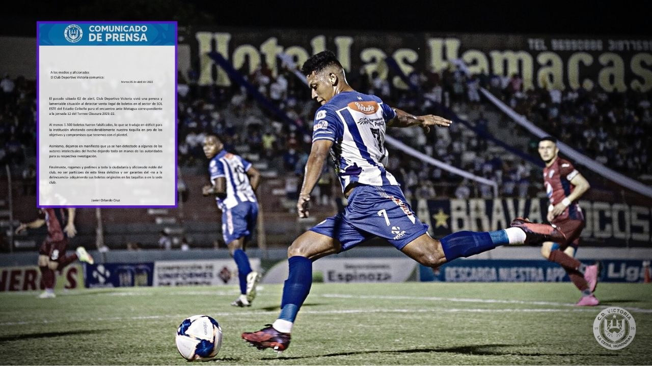Victoria denuncia venta de boletos falsos en el juego contra Motagua y reporta pérdidas